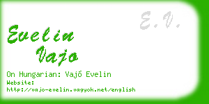 evelin vajo business card